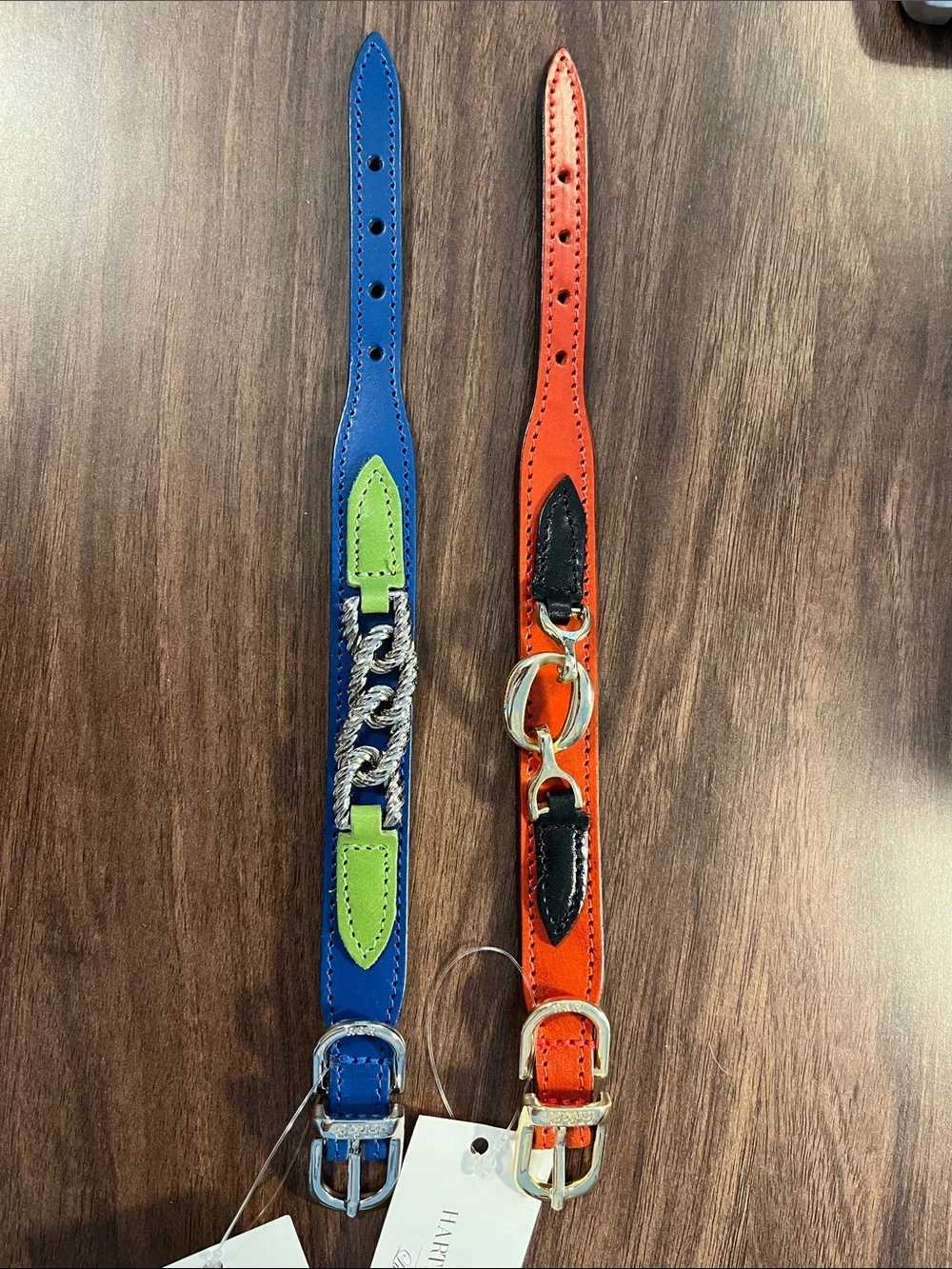 Pet Collar Set - Blue & Red